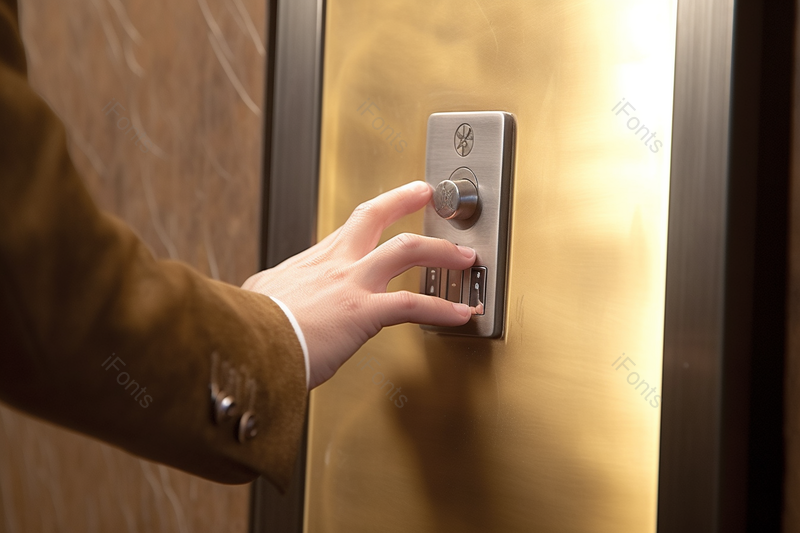 酒店服务员为顾客开电梯,高清,摄影图,摄影图片,图片大全,摄影图免费下载